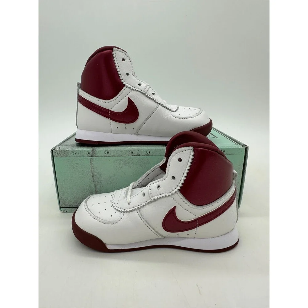 Air Jordan 1 High '85 Toddler Size 6c Metallic Burgandy Leather Shoes DV3655 161